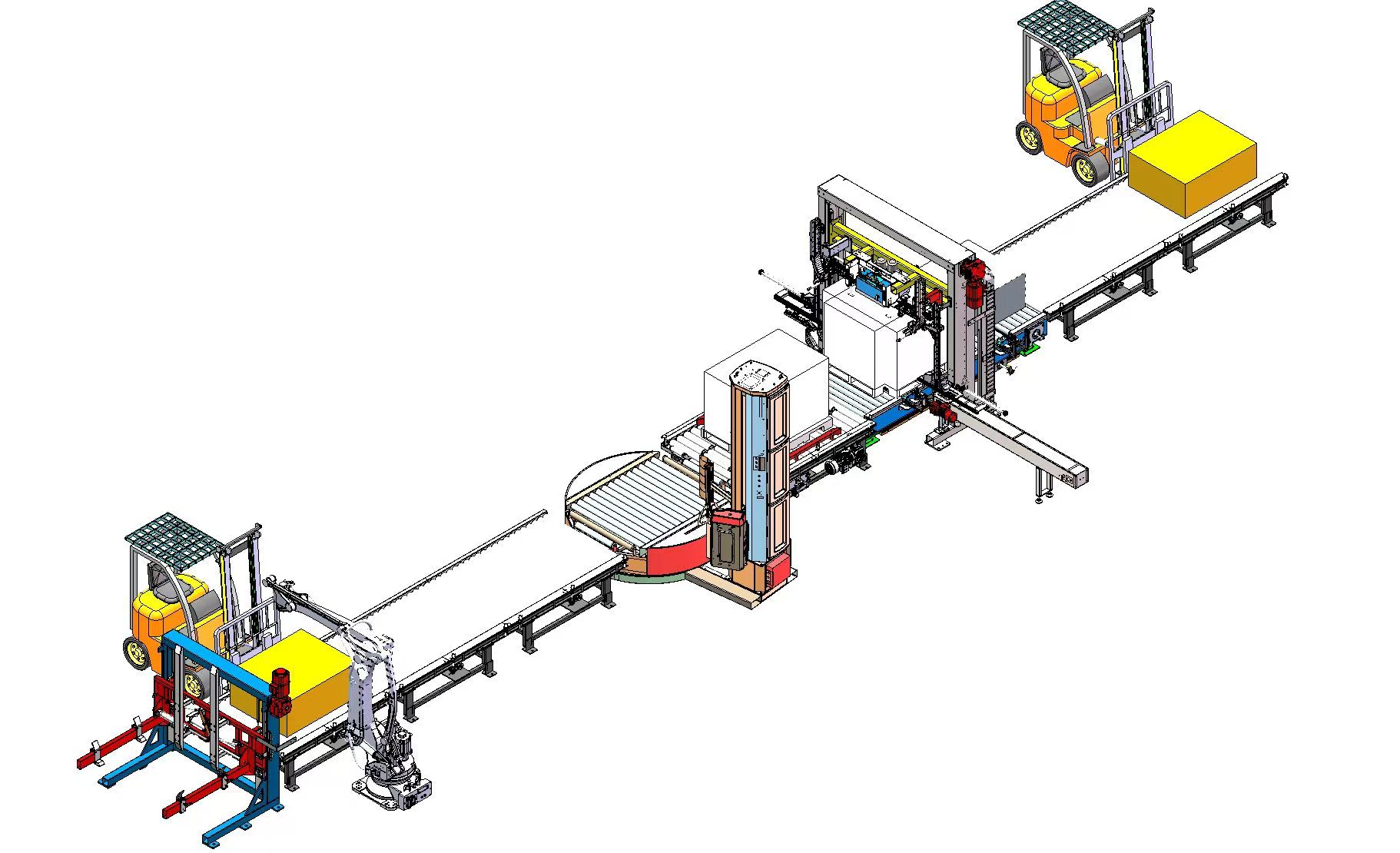 flooring packaging line