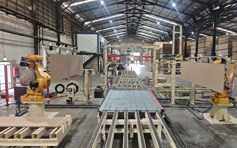 flooring packaging line